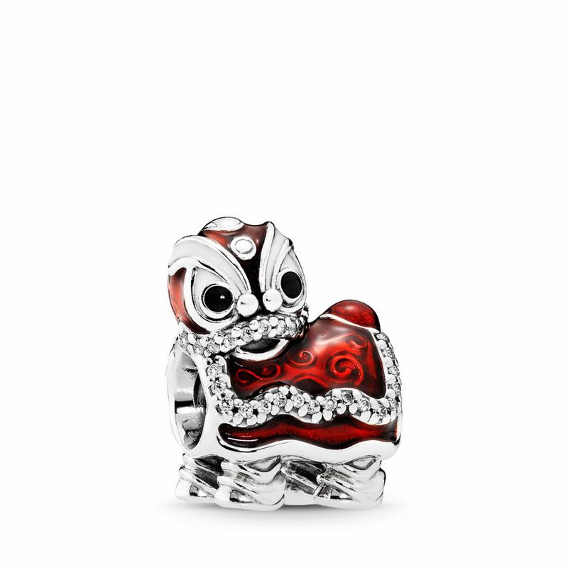 Pandora Australia Chinese Lion Dance Charm - Sterling Silver | PDQHIX096